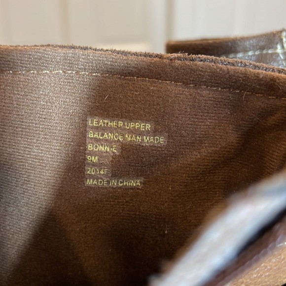 Earth Origins brown leather boot with strap and buckle detail - Picture 8 of 8